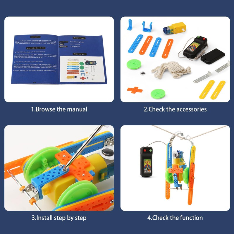STEM Robotics Science Kits, Crafts for Boys 6-8 Girls 8-12,