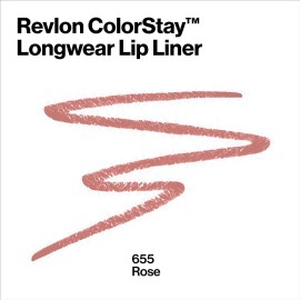Revlon Lip Liner, Colorstay Face Makeup with Built-in-Sharp