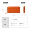 Mura Long Wallet, Italian Leather, Shrink Leather, Women's, Genuine Leather,