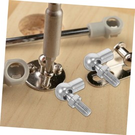 TEHAUX 2pcs Ball Joint Heads Compact Tie Rod End Linkage for Hydraulic Systems Durable Rod Joint Connectors Easy Installation Removal Enhances Work Efficiency