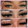 EYDEVRO Lash Clusters with Spikes Wispy Eyelash Clusters Kit 12-20mm
