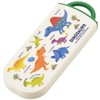 Skater TACC2AG-A Trio Set, Chopsticks, Spoon, Fork, Dinosaurus, Picture, Antibacterial,