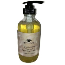 Organic Liquid Castile Soap | Hand Wash | Body Wash Lavender Scented 8 Ounce