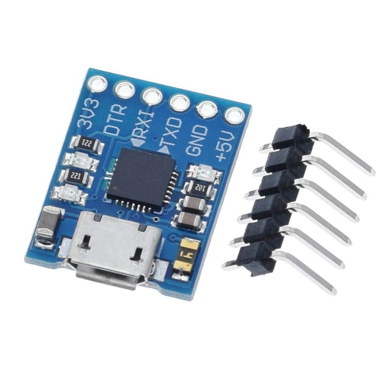 Hailege 2pcs CP2102 Micro USB to UART TTL Convert Module