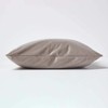 HOMESCAPES Luxury Champagne Velvet Cushion Cover 18 x 18 Inch