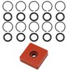 10 Sets of 1/2" Impact Wrench Retainer Rings with O-Ring,