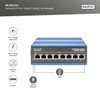 DIGITUS Network Switch - 8-Port Gigabit Ethernet - DIN-Rail Mounting