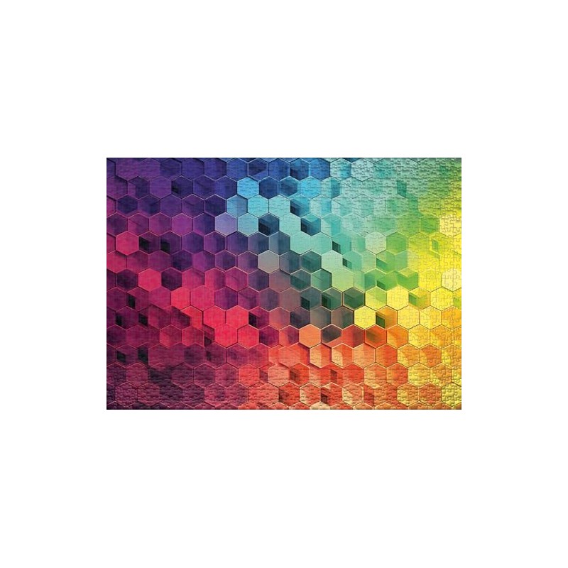 Ulmer Puzzleschmiede - Colour Puzzle Spectrum 1000 Pieces - Colourful