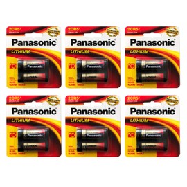 6x Panasonic 6V 2CR5 Photo Lithium Battery Replace RL2CR5-1, XLDL223AB, XLDL245B Fit Canon: EOS 750, EOS 850, EOS RT, EOS-10, POWER SHOT PRO 70 Nikon: COOLPIX 8700,COOLPIX 880,COOLPIX 885,COOLPIX 995