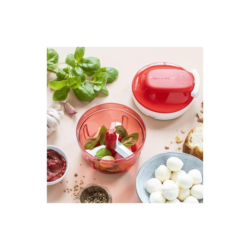 Tupperware Chop 'N Prep Chef in Salt Water Pink/Red