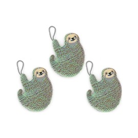 Funny Beautiful Dish Sponge 5 Designs, Kitchen Sponge for Pot, Plates, Pans, Kitchen Sponge, Koala, Sloth, Cat, Rainbow, Casette (Sloth)