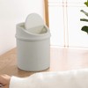 CadineUS Cubo de Basura de 2 Litros con Tapa Basculante,