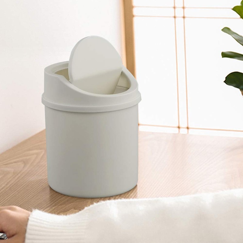 CadineUS Cubo de Basura de 2 Litros con Tapa Basculante,