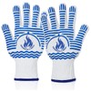 Oven Gloves Heat Resistant, Xndryan 482℉ BBQ Gloves Extreme Heat