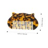 BIUDECO Travel Detangling Comb Static Cat Ear Design Lightweight Pocket
