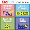 KRAFUN Easy Sewing Kit for Beginner Kids Arts & Crafts,