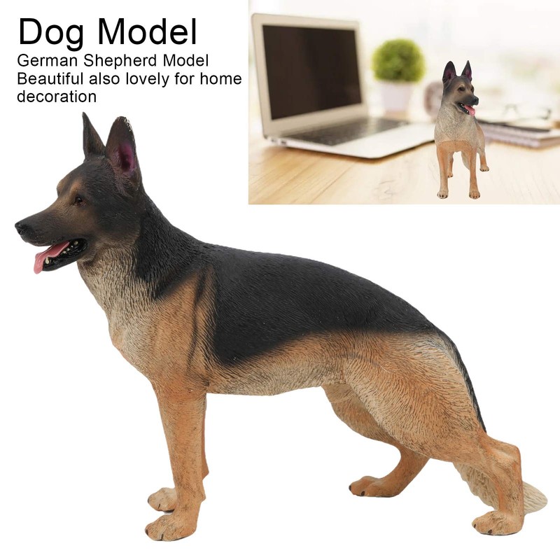 Dog Model, German Shepherd Model, Simulation Lovely Durable PVC for