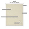 MCS 16x20 Inch Linen Lined, White shadowbox,