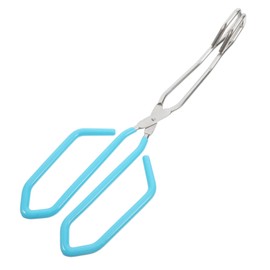 PACKOVE Reach Wiping Aid for Seniors and Disabled Individuals Heavy Duty Stainless Steel Toilet Paper Tongs Comfortable Grip for Independent Bathroom Use