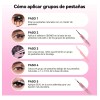 Kit De Extensiones De Pestañas 6d Diy Natural Mixtas 8-16mm