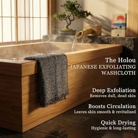 Paquete Toallas Japonesas Toalla Exfoliante Doble Cara Cepillo Espalda Ducha Cuerpo