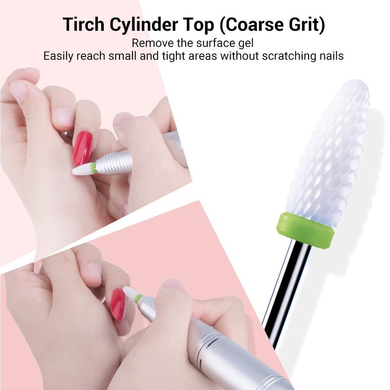 MelodySusie 5 x Premium Ceramic Bits Set Professional Grinding Body