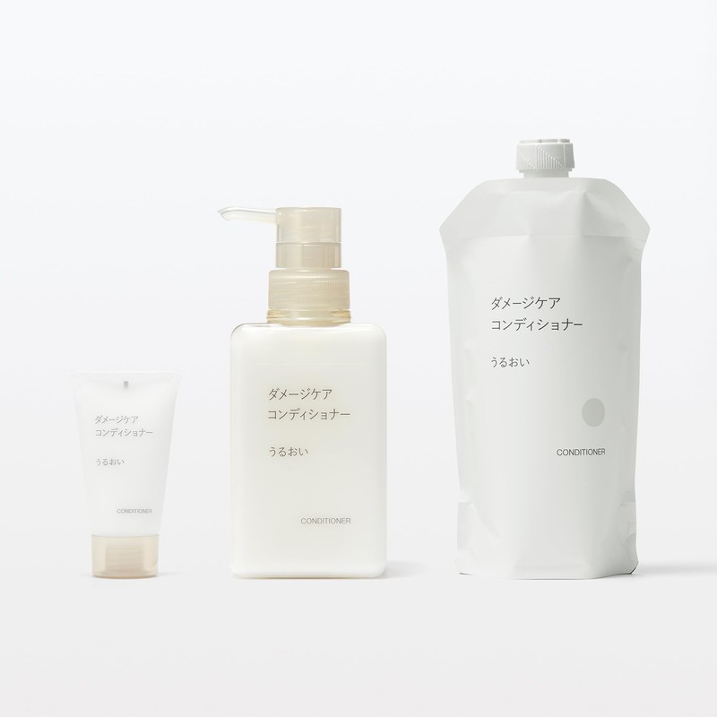 MUJI OAO42A3A Damage Care Conditioner, Moisturizing Refill, 12.0 oz (340