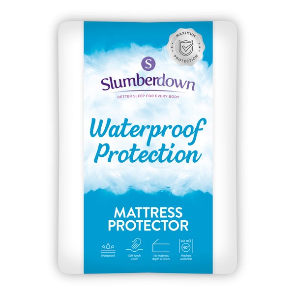 Slumberdown Waterproof Single Mattress Protector Single Bed