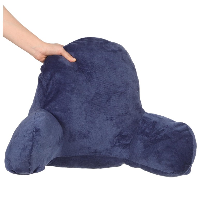 Alipis Luxury Bed Pillow Backrest Soft Velvet Pillow for Reading