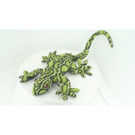 Collectible Wildlife Gifts Lizard Plush Stuffed Iguana Green Thailand Sand Toy Bean Bag 17" 2lbs TH49 BB306