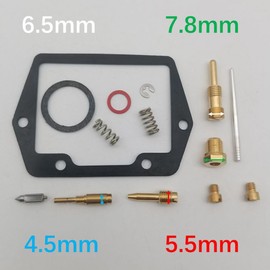 Canyoyi Carburetor Carb Rebuild Kit for Honda Trail 70 CT70 Jets Gaskets Needles 1969 1970 1971 1972 1973 1974 1975 1976 1977 23-077