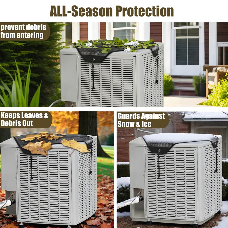 Central Air Conditioner Cover Outdoor 40''x40'', AC Screen Cover for