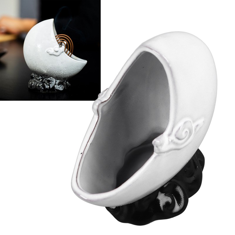 Moon Incense Burner Holder Creative Crescent Moon Shaped Incense Stick