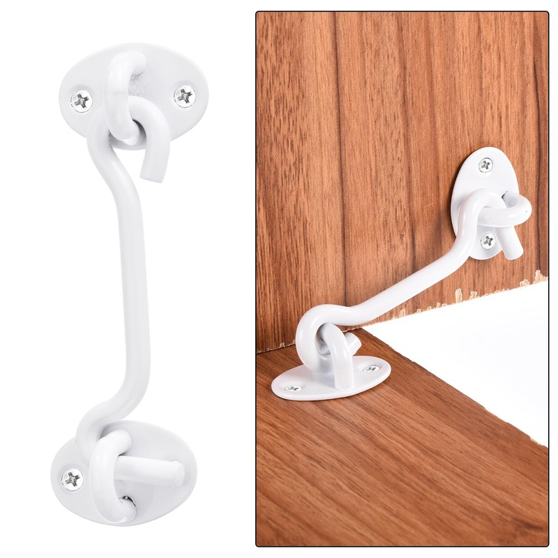 sourcing map 4 Inch Hook and Eye Latch, Barn Door
