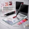 2 juegos de bolígrafos de esmalte uñas gel, 12 colores,