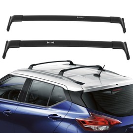 OCPTY Roof Rack Cross Bars Fit for Nissan Kicks 2017 2018 2019 2020 2021 Luggage Racks Rooftop Cargo Carrier Bag Luggage Kayak Canoe Bike Snowboard Skiboard(Fits Side Rails Models ONLY)