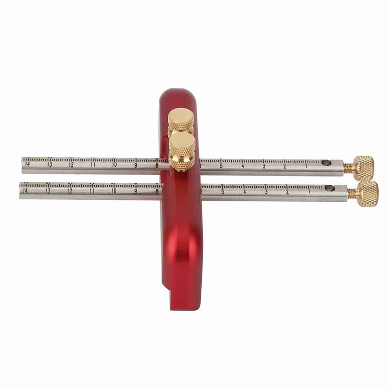 Woodwork Draw Line Adjustable Aluminum Alloy Marking Gauge Wood Scribe