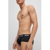 HUGO Men's Hipletter Triplet Pack of 3 Stretch Cotton Briefs