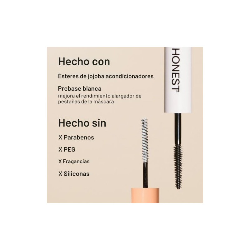The Honest Company Extreme length mascara y primer, 0.20 Fl