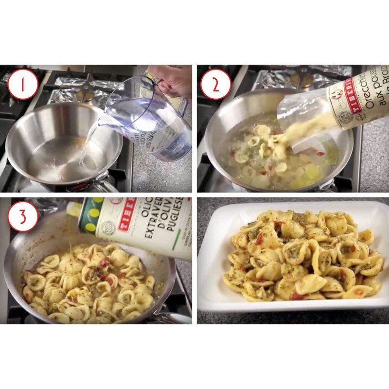 Tiberino's Real Italian Meals - Orecchiette with Broccoli