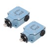2PCS Momentary Limit Switch Self Reset Plunger Electrical Travel Switch