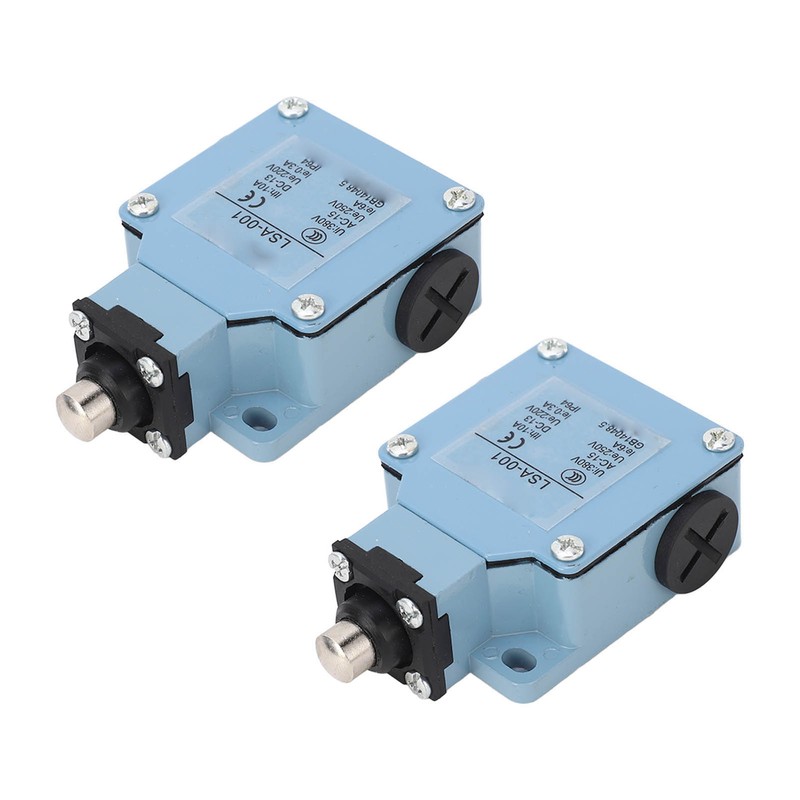 2PCS Momentary Limit Switch Self Reset Plunger Electrical Travel Switch