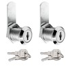 YUTOU Cabinet Lock 16mm 2 Pack Security Mailbox Lock Cylinder