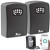Xcase Combination Lock: Set of 2 Mini Key Safe with