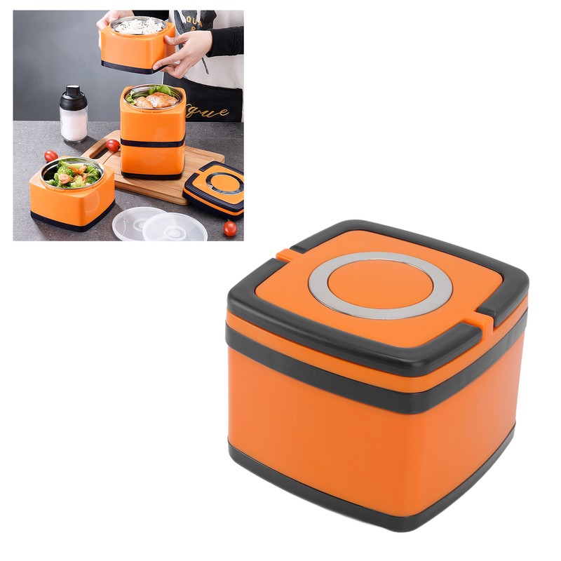 304 Stainless Steel Insulated Bento Box Leakproof Stackable Japanese Insulated