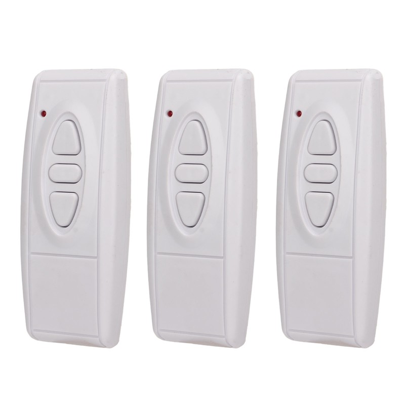 3PCS 433Mhz Garage Door Wireless Button Switch Garage Door Remote