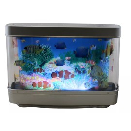 Dependable Industries Inc. Essentials Realistic Moving Tropical Artificial Fish Aquarium Lamp Perfect for Kids Adults