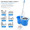 Spin Mop Bucket System, 360 Spin Floor Cleaning Mop Bucket