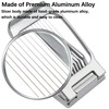 Egg Slicer, Heavy Duty Metal Egg Slicer Cutter for Boiled