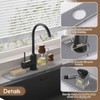 Faucet Mat for Kitchen Sink, Diatomite Quick Drying Tray ,